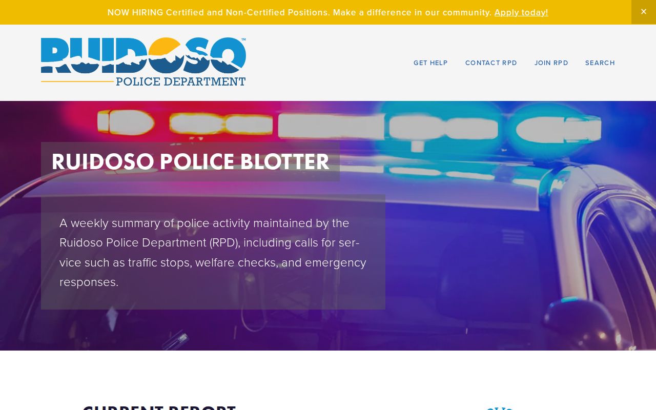 Lincoln County arrest records Ruidoso weekly calls blotter