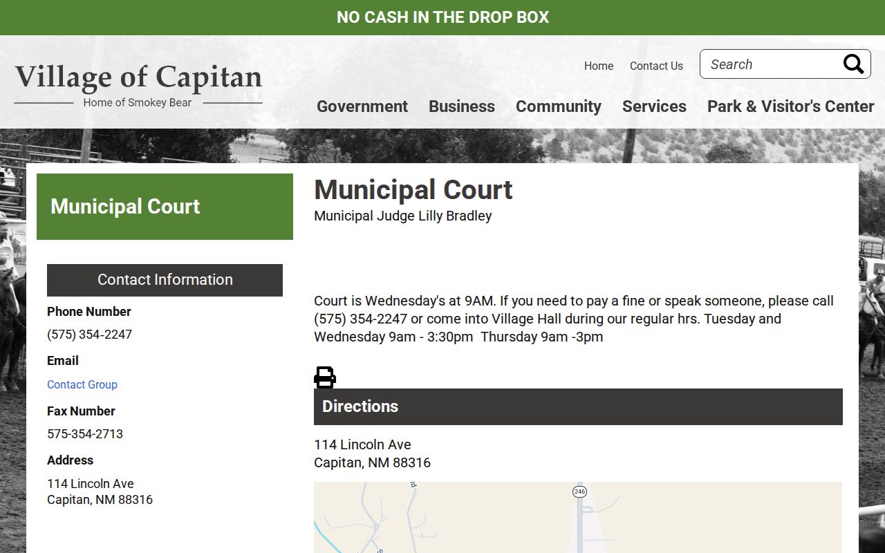 Capitan criminal records municipal court information